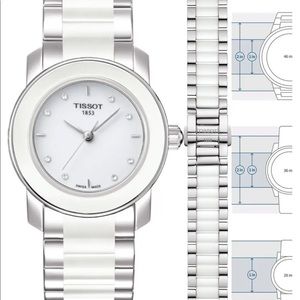 Tissot Women’s Watch, Sterling Silver with Diamond Markers